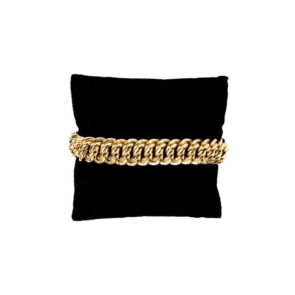 Bracelet or 18k - Maille Américaine 2160 | AB GOLD bijouterie : bijoutier-artisan martinique