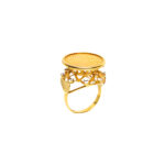 Bague or 18k Coq 20 francs 1/1 - bague montée sur anneau | AB GOLD bijouterie : bijoutier-artisan