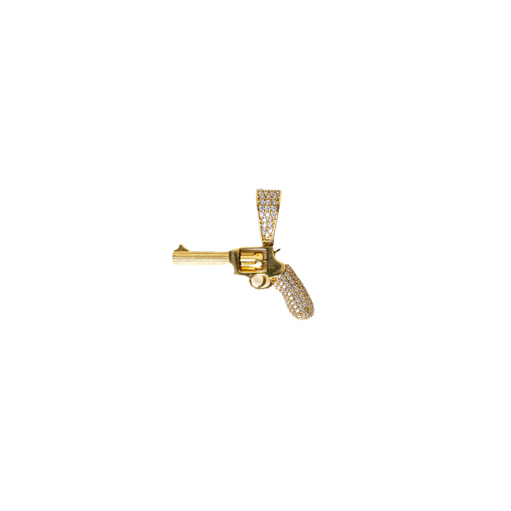 Pendentif or 18k Pistolet / Fusil | AB GOLD bijouterie : bijoutier-artisan martinique