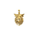 Pendentif or 18k Taureau v1 | AB GOLD bijouterie : bijoutier-artisan martinique