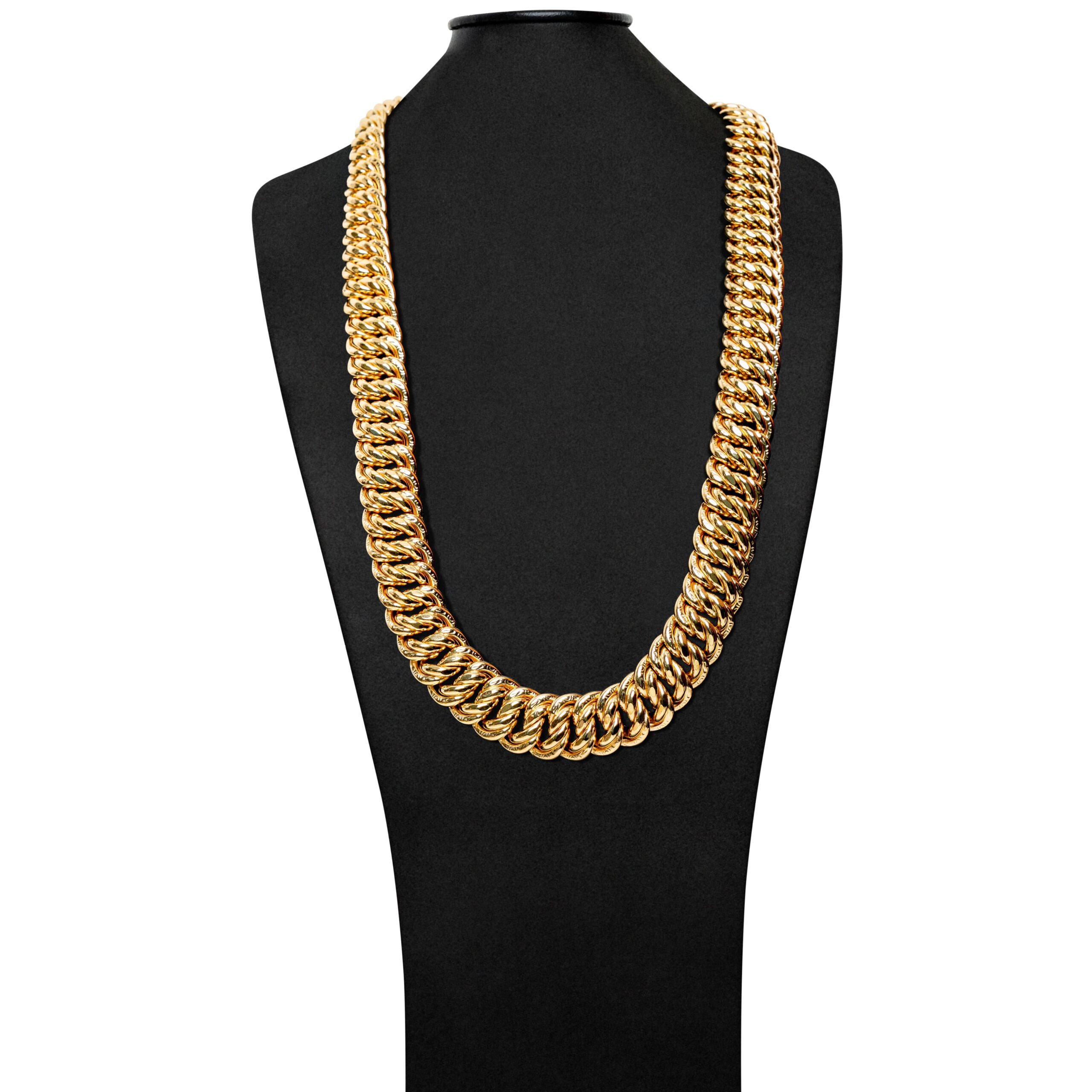 Collier or 18k - Chaine Maille Américaine xx | AB GOLD bijouterie : bijoutier-artisan martinique