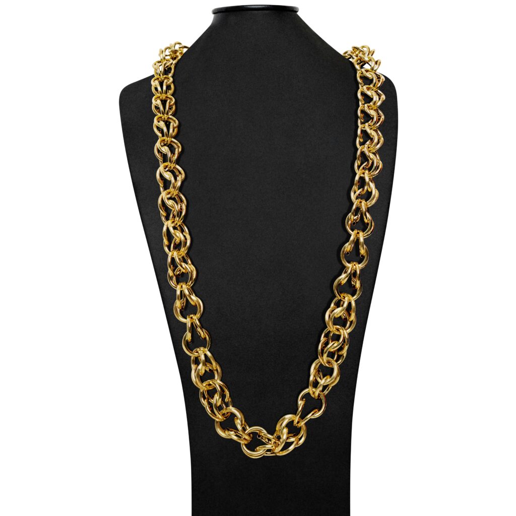 Collier or 18k - Chaine Maille Gros Sirop 71 : bijoutier-artisan martinique