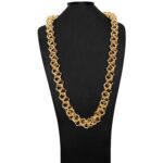 Collier or 18k - Chaine Maille Cyclone 2 tons 15 : bijoutier-artisan martinique