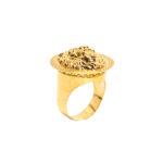 Bague or 18k - Versace x Lion XL 3D - chevalière | AB GOLD bijouterie : bijoutier-artisan