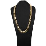 Collier or 18k - Chaine Maille Monaco 84 | AB GOLD bijouterie : bijoutier-artisan martinique