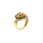Bague or 18k - Versace x Panthère / Tête de panthère 3D - chevalière | AB GOLD bijouterie : bijoutier-artisan