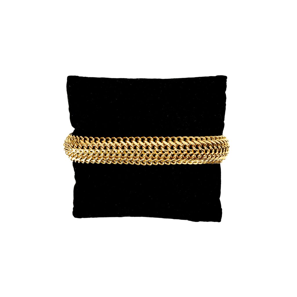 Bracelet or 18k - Maille Russe | AB GOLD bijouterie : bijoutier-artisan martinique