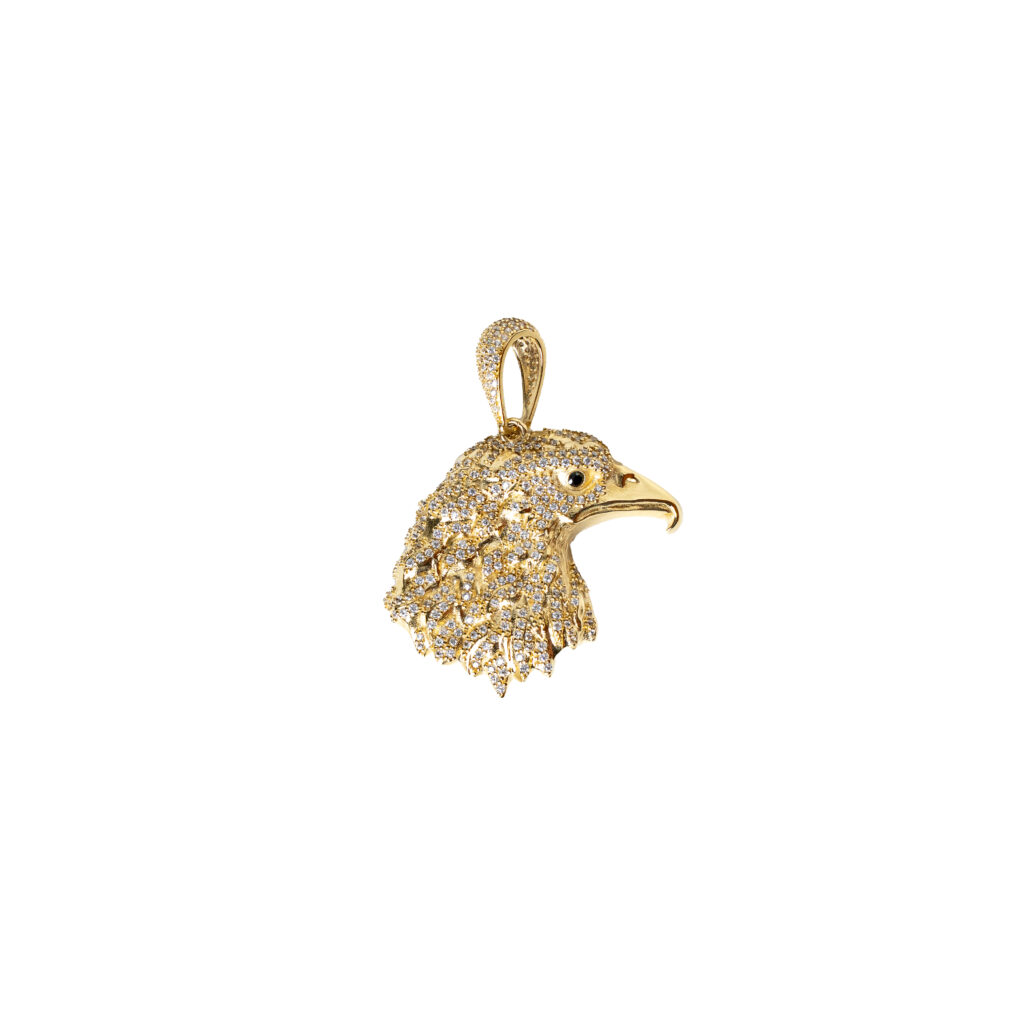 Pendentif or 18k Aigle | AB GOLD bijouterie : bijoutier-artisan martinique