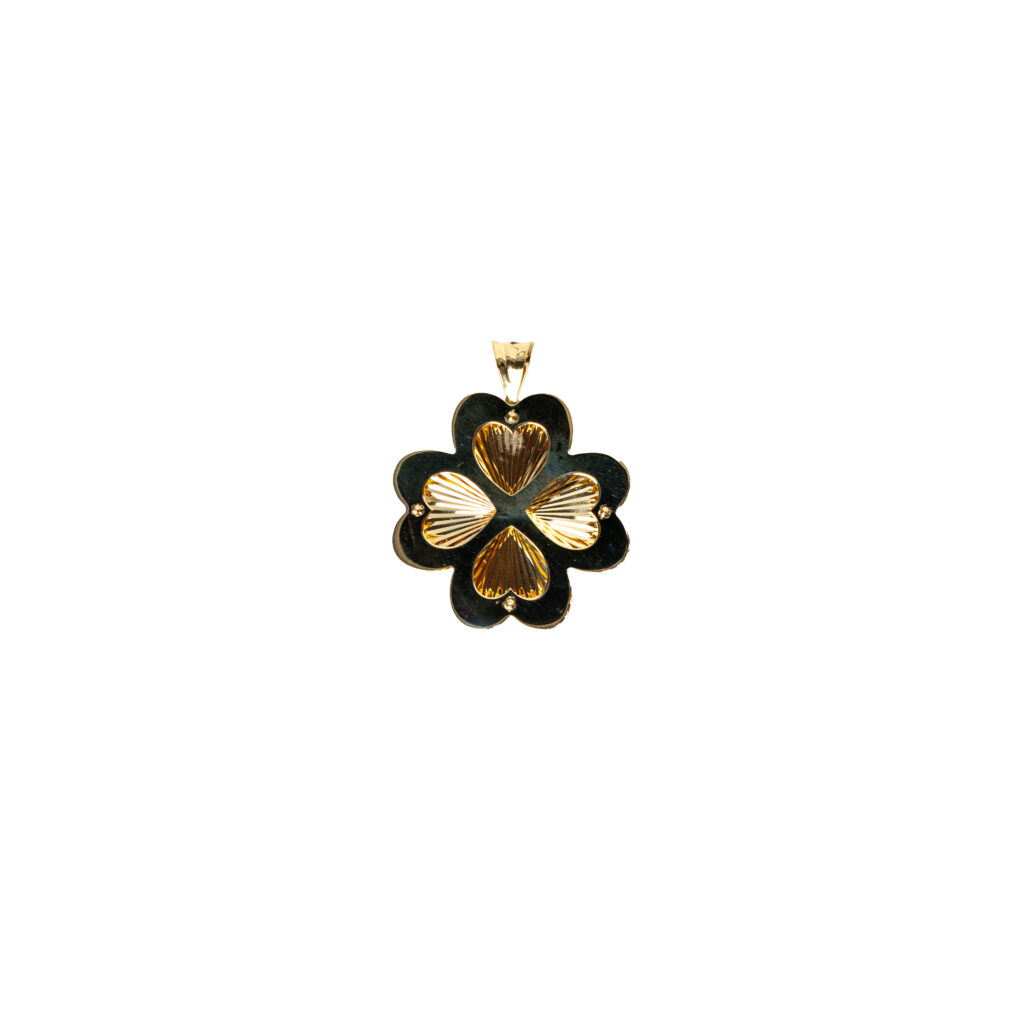 Pendentif or 18k Trèfle | AB GOLD bijouterie : bijoutier-artisan martinique