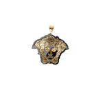 Pendentif or 18k Versace XL | AB GOLD bijouterie : bijoutier-artisan martinique