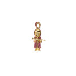 Pendentif or 18k Casa de Papel S | AB GOLD bijouterie : bijoutier-artisan martinique