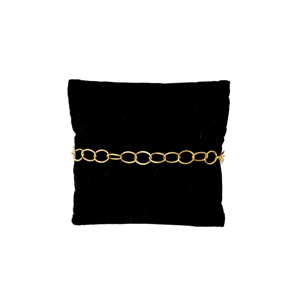 Bracelet or 18k - Maille Forçat 0415 | AB GOLD bijouterie : bijoutier-artisan martinique