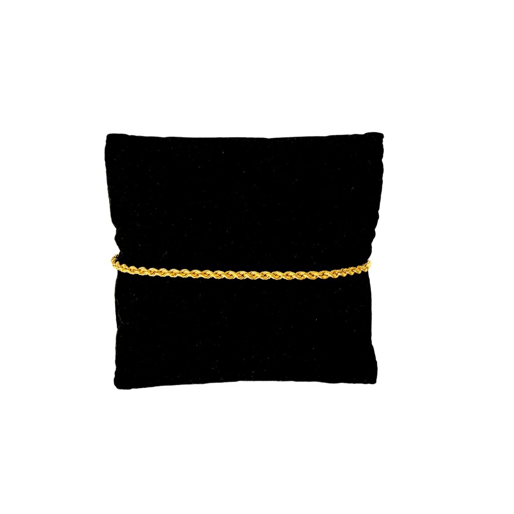 Bracelet or 18k - Maille Torsadée 0320 | AB GOLD bijouterie : bijoutier-artisan martinique