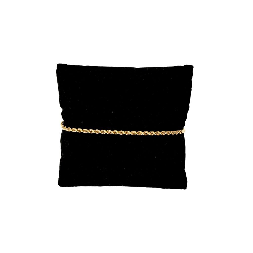 Bracelet or 18k - Maille Torsadée 0250 | AB GOLD bijouterie : bijoutier-artisan martinique