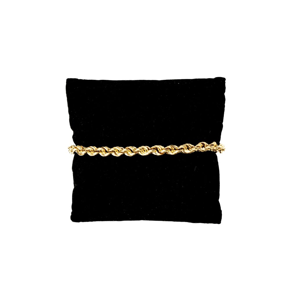Bracelet or 18k - Maille Torsadée 7 | AB GOLD bijouterie : bijoutier-artisan martinique