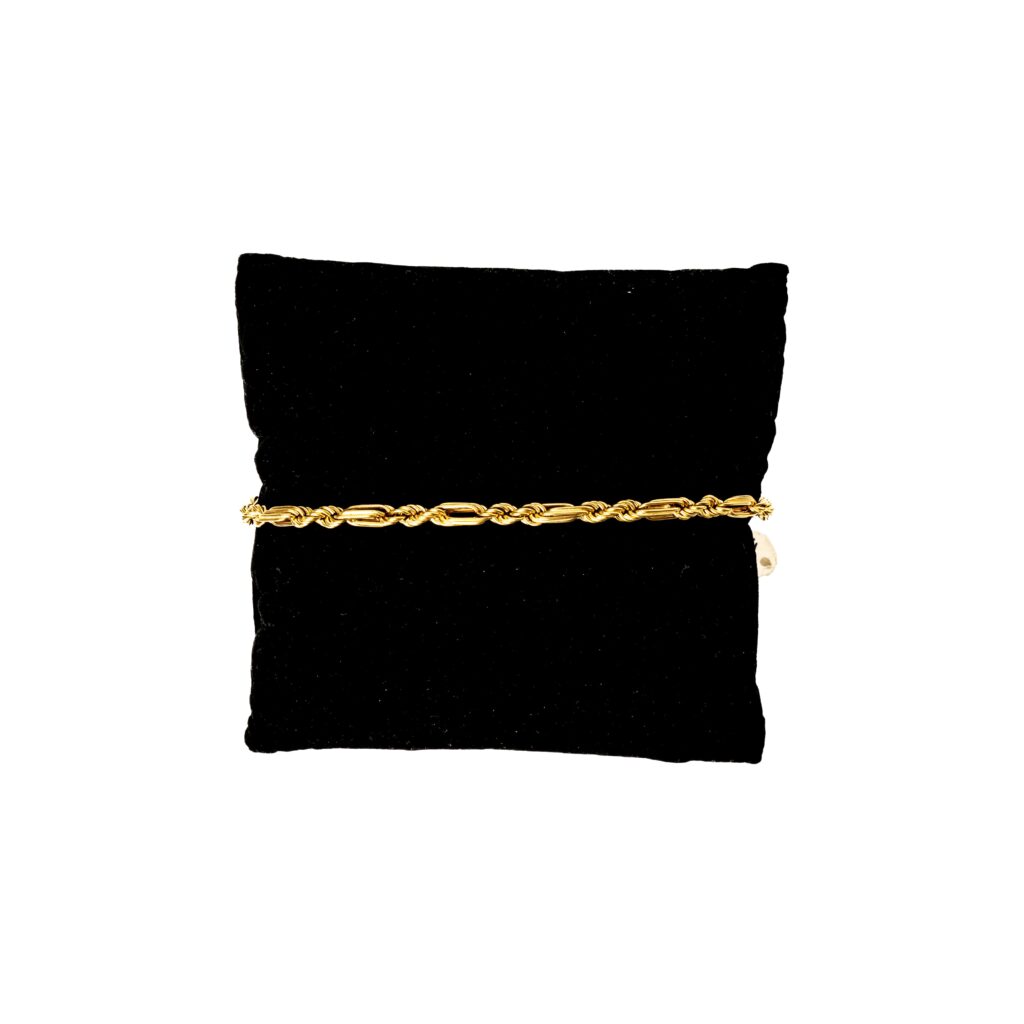 Bracelet or 18k - Maille Torsadée 0590 | AB GOLD bijouterie : bijoutier-artisan martinique