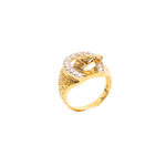 Bague or 18k Fer à cheval - chevalière | AB GOLD bijouterie : bijoutier-artisan