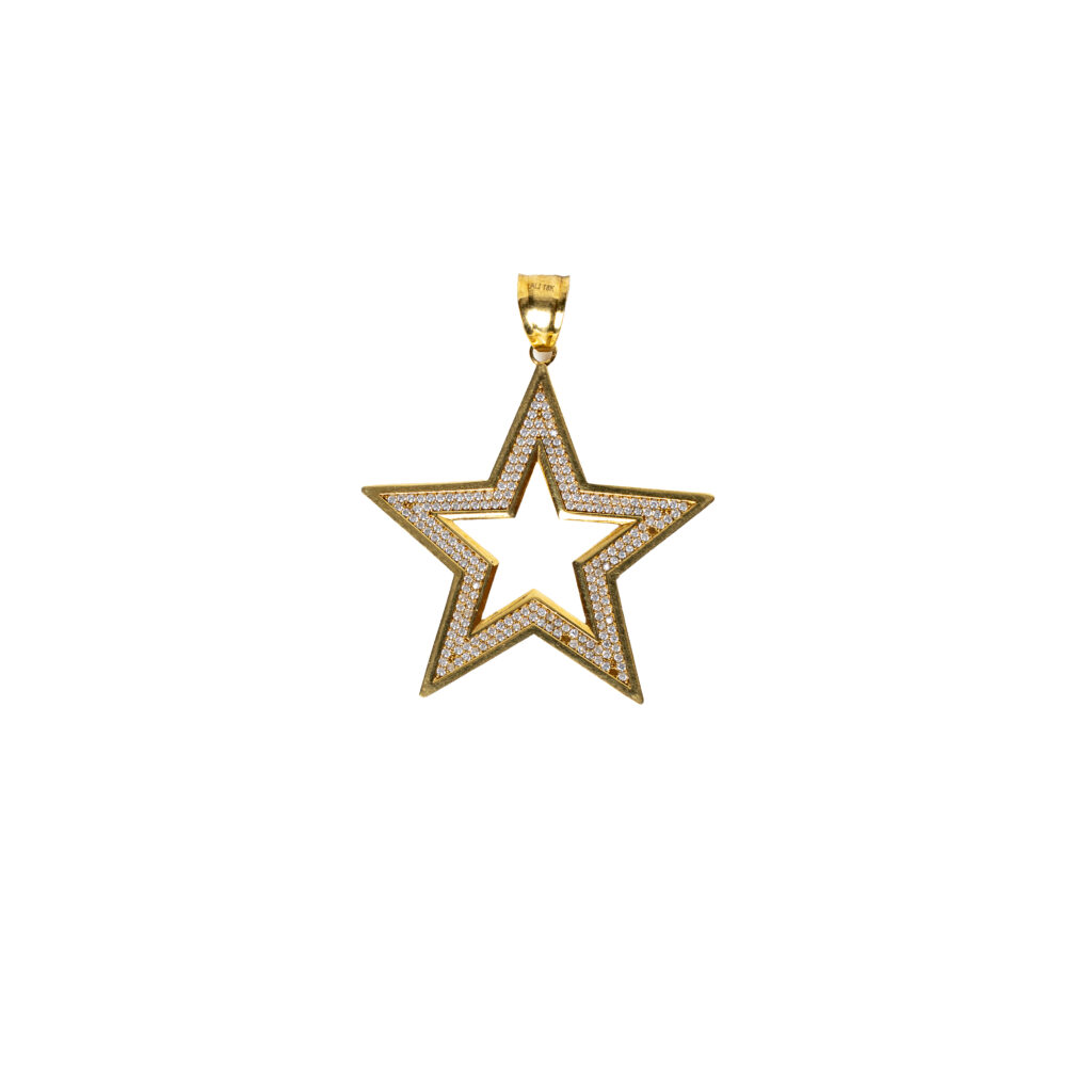 Pendentif or 18k Etoile | AB GOLD bijouterie : bijoutier-artisan martinique