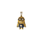 Pendentif or 18k Les Minions | AB GOLD bijouterie : bijoutier-artisan martinique