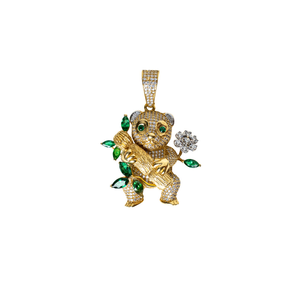 Pendentif or 18k Tarsier | AB GOLD bijouterie : bijoutier-artisan martinique