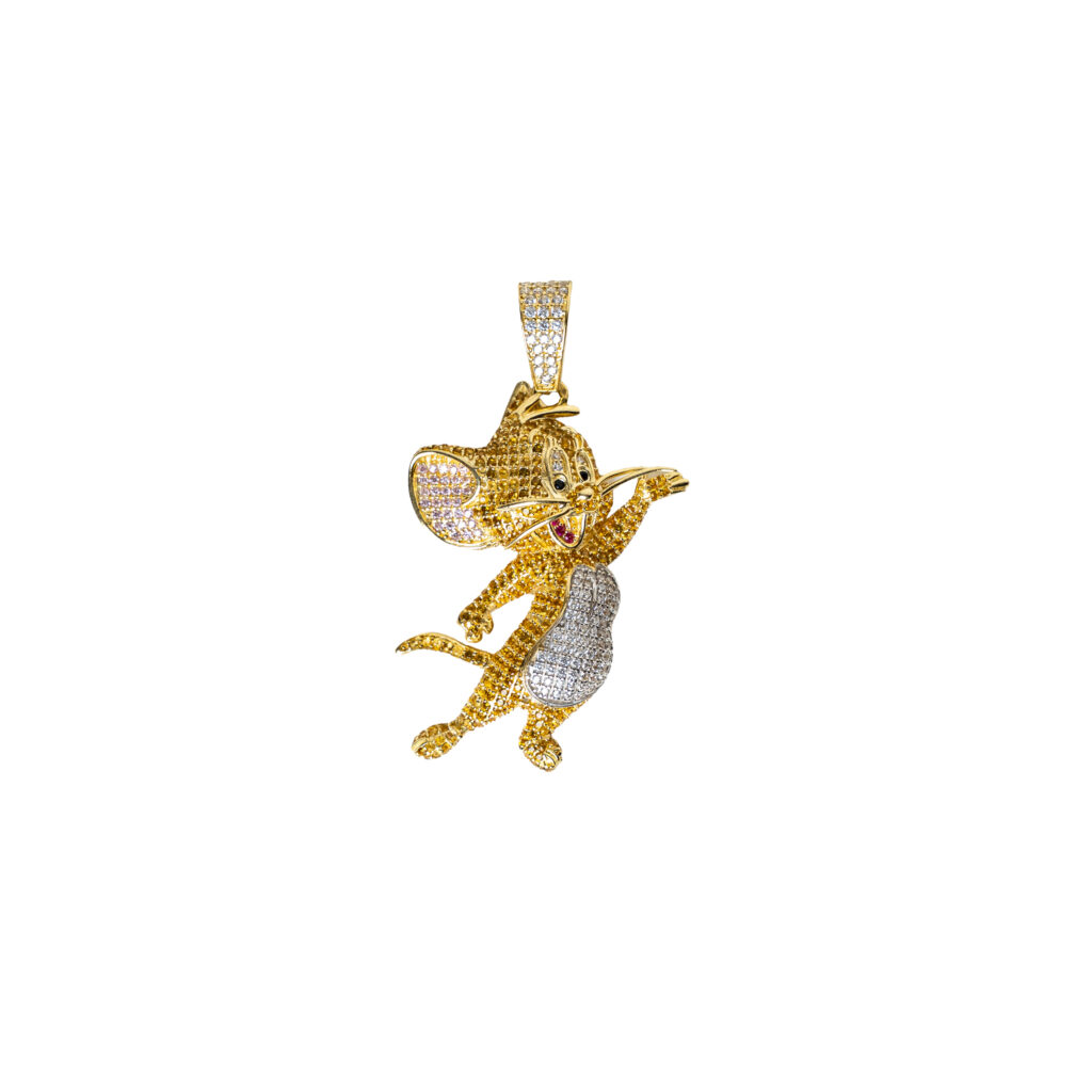 Pendentif or 18k Tom & Jerry (Jerry) | AB GOLD bijouterie : bijoutier-artisan martinique