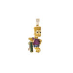 Pendentif or 18k Bart Simpson | AB GOLD bijouterie : bijoutier-artisan martinique