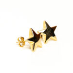 Boucles d'oreilles or 18k - Clous étoiles | AB GOLD bijouterie : bijoutier-artisan martinique