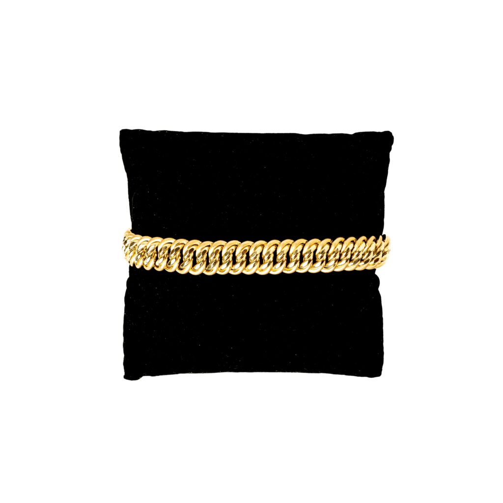 Bracelet or 18k - Maille Américaine Graziella | AB GOLD bijouterie : bijoutier-artisan martinique